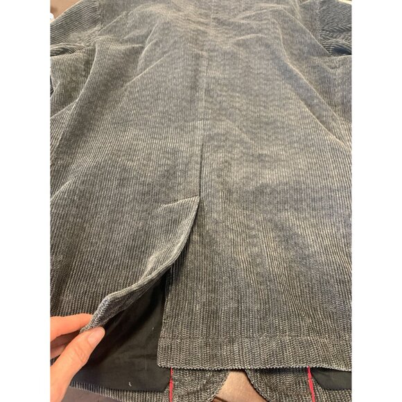 DKNY Jeans Cotton Corduroy Blazer Jacket Size L Green - Picture 7 of 11